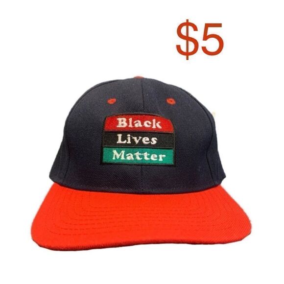 $5 ADD ON ITEM Black lives matter logo snapback hat - Picture 1 of 9